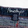 #079 Amethyst Jeans Denim Shorts Blue | c. 203 | Size 6