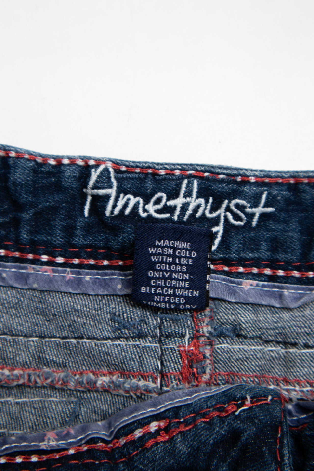 #079 Amethyst Jeans Denim Shorts Blue | c. 203 | Size 6