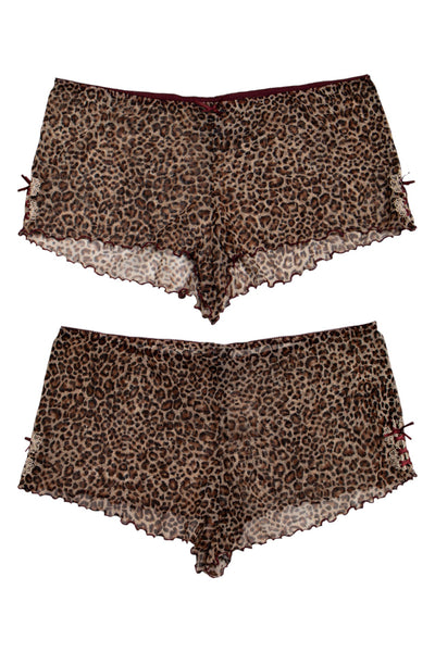 #126 Bisou Bisou Michelle Bohbot Shorts Brown | c. 189 | Size 14