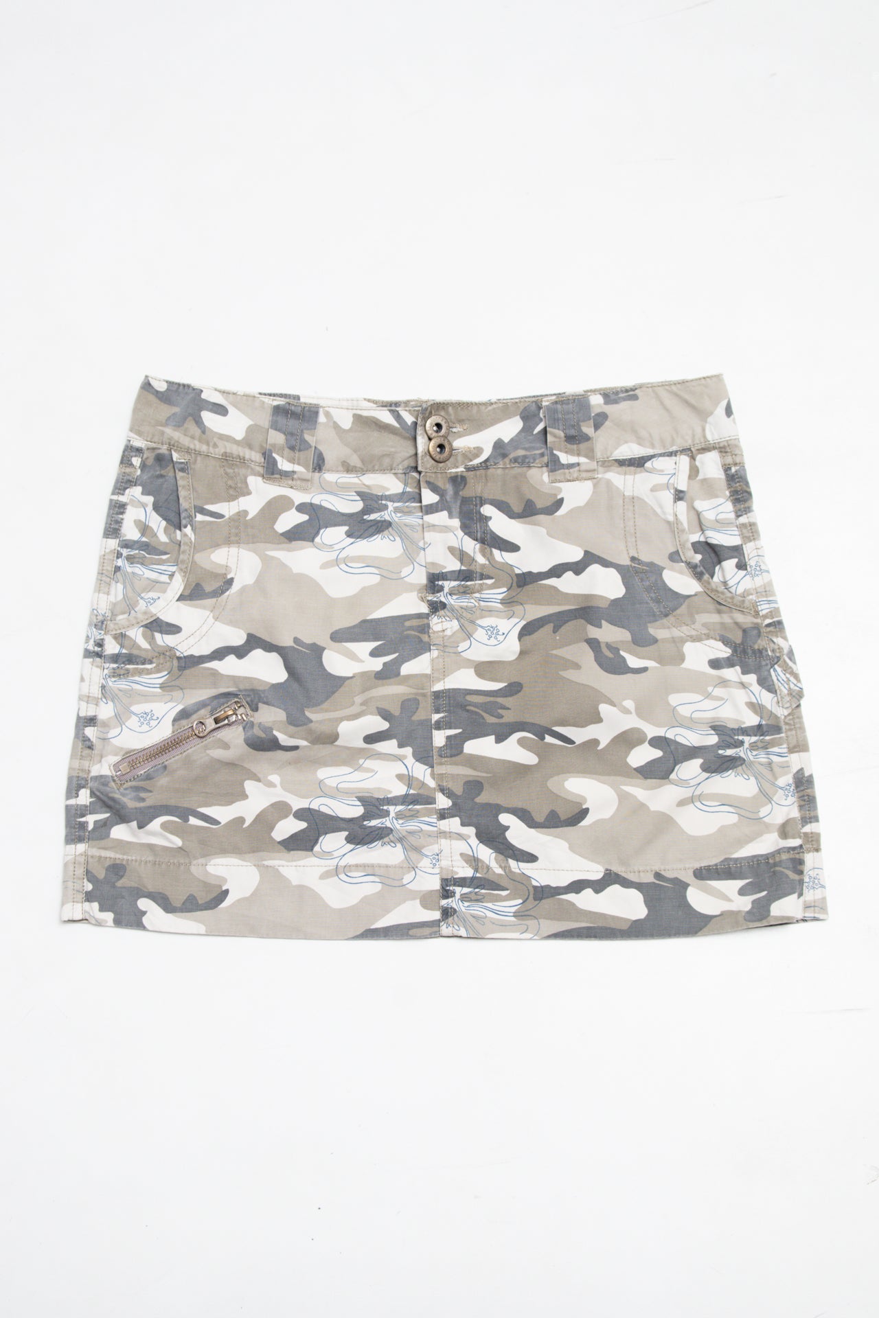 #158 Madonna Mini Skirt Beige | c. 209 | Size 6