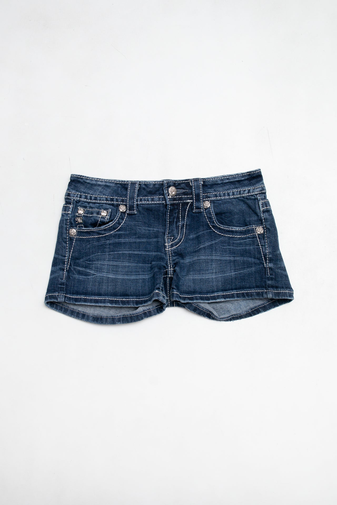 #088 Miss Me Booty Short Blue | c. 213 | Size 6