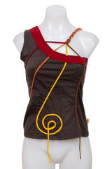 #032 Sai Wear Top Brown | c. 211 | Size 8