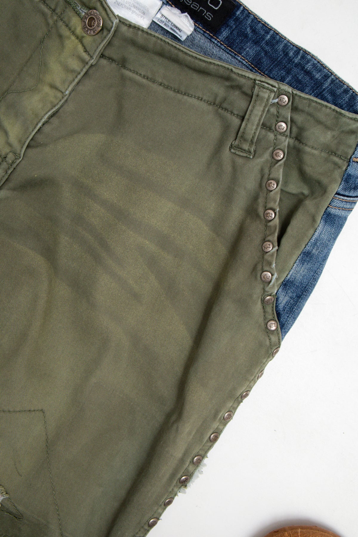#209 Parasuco Jeans Green | c. 208 | Size 8
