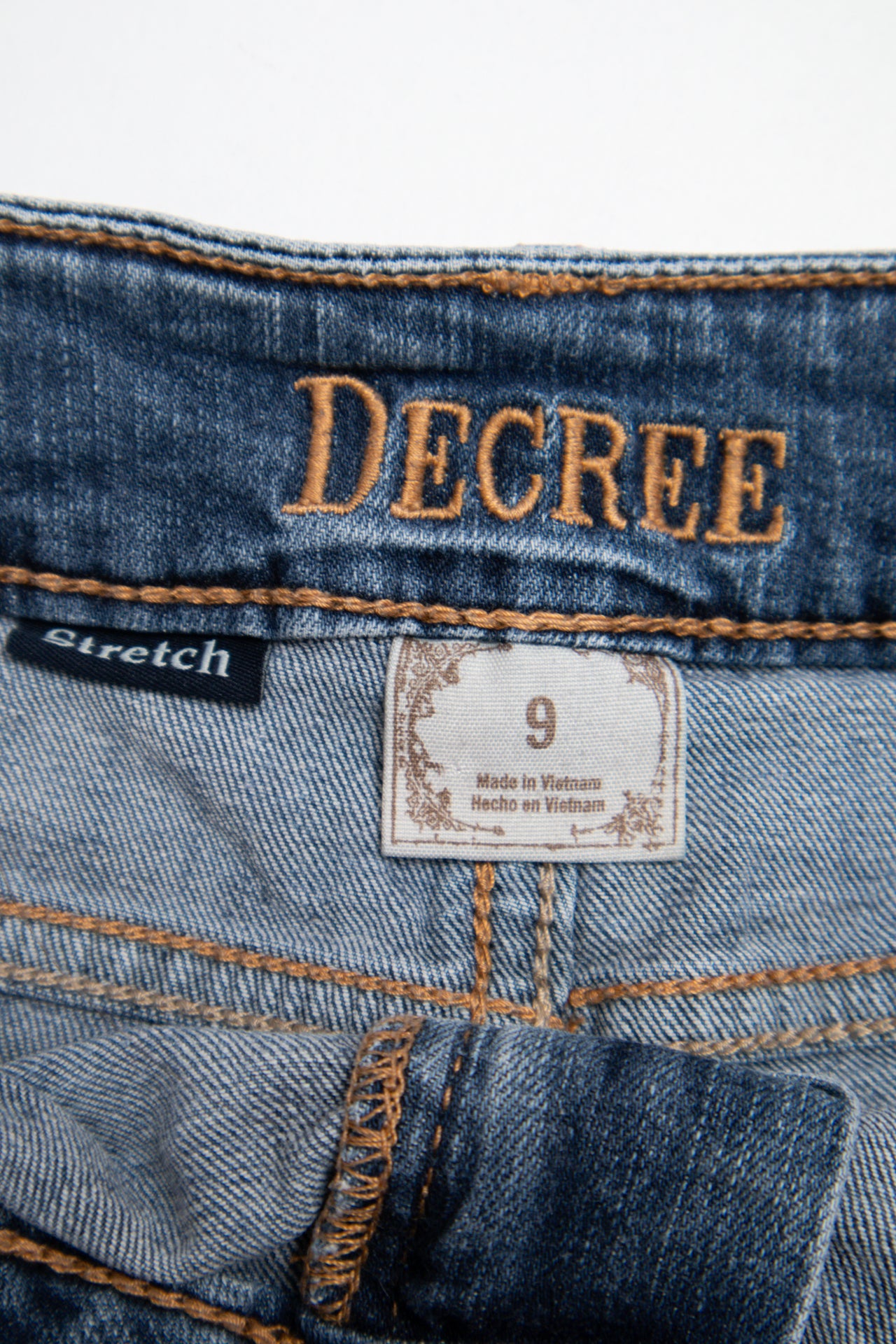 #100 Decree Denim Shorts Blue | c. 201 | Size 8