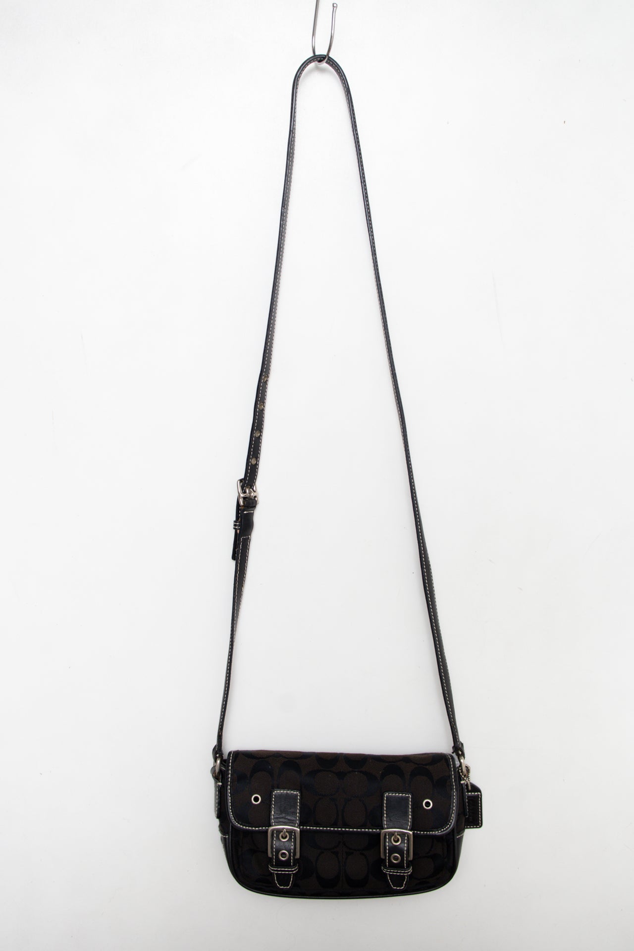 #172 Coach Shoulder Bag Black | c. 187 | Size