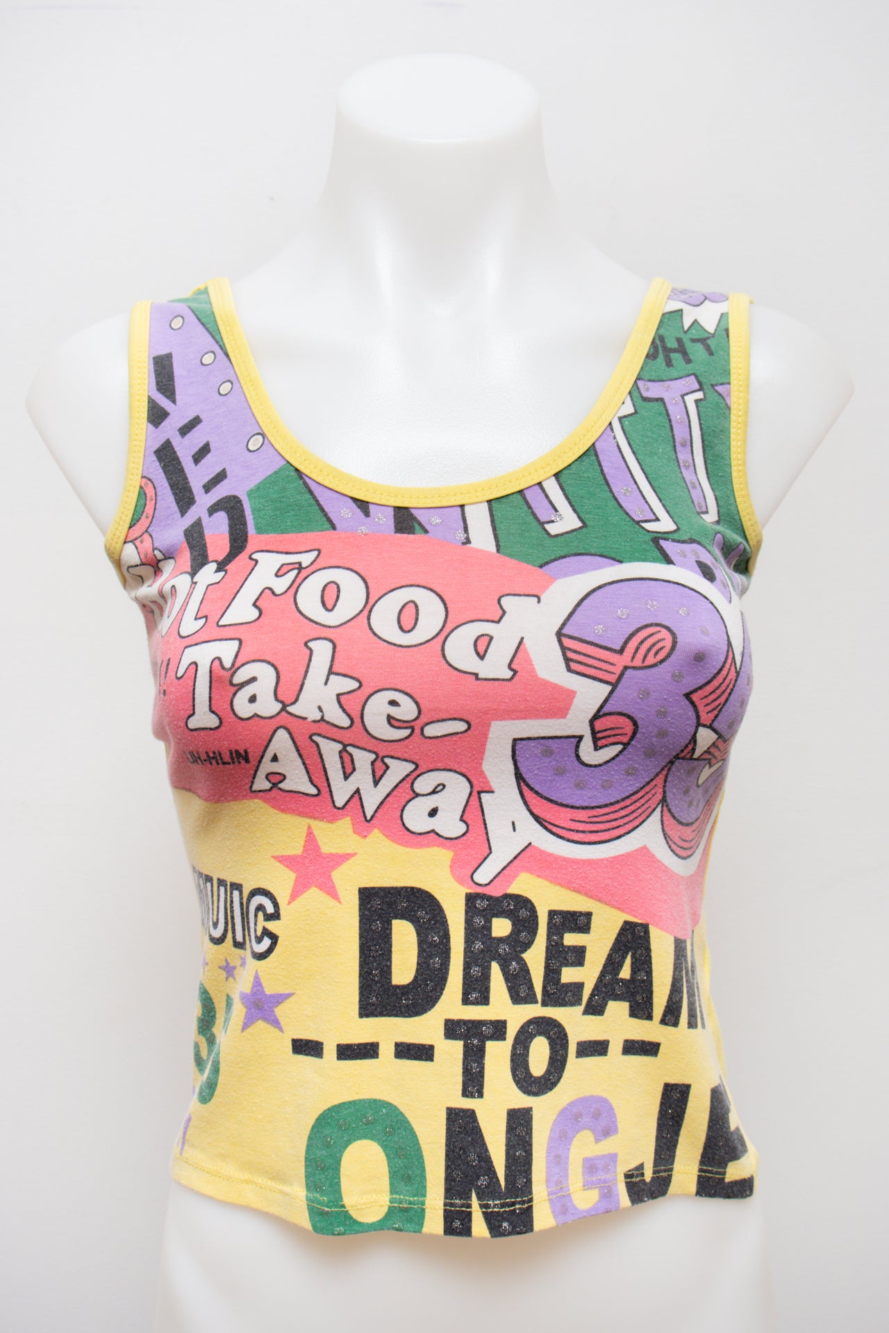 #28 Un-hlin Tank Top Yellow | c. 191 | Size 8