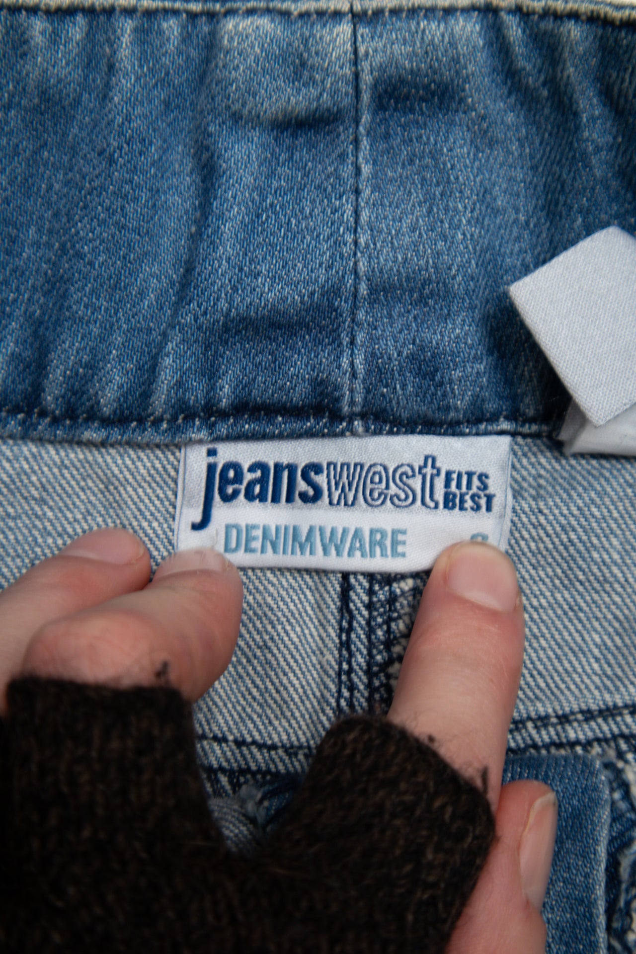 #155 Jeanswest Mini Skirt Blue | c. 203 | Size 8