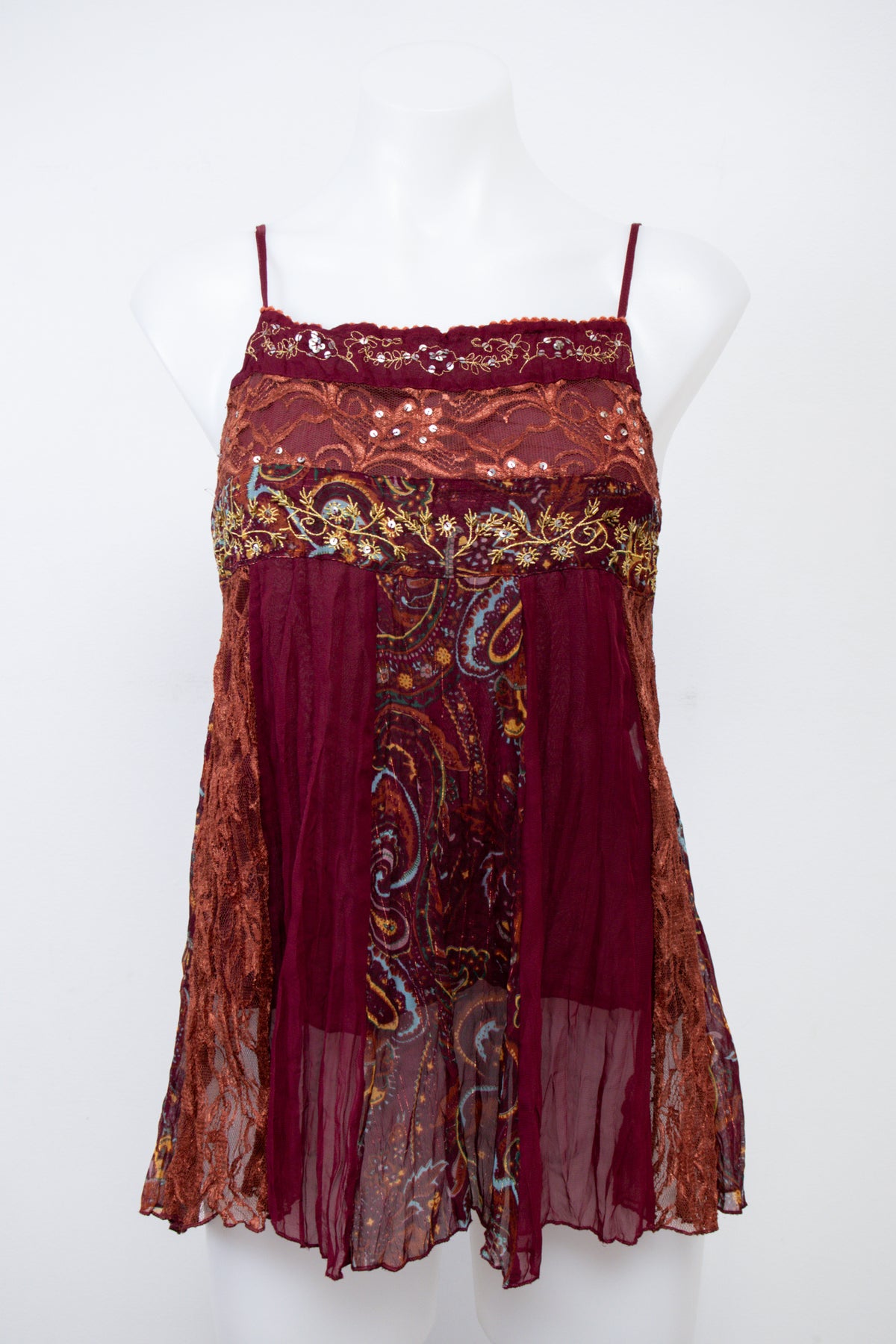 #072 At Last Camisole Top Red | c. 207 | Size 6