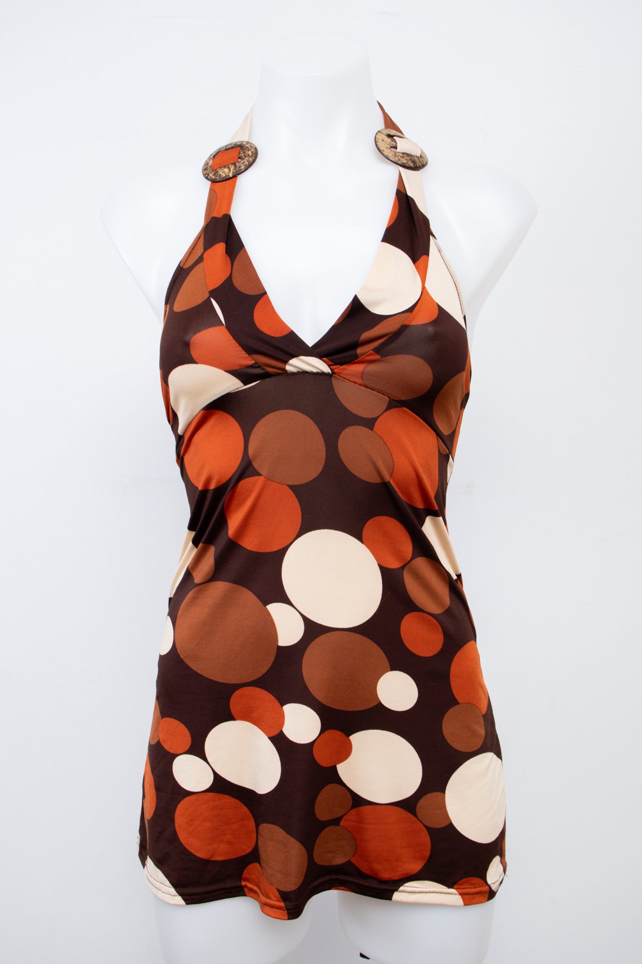 #059 Halter Top Brown | c. 207 | Size 8