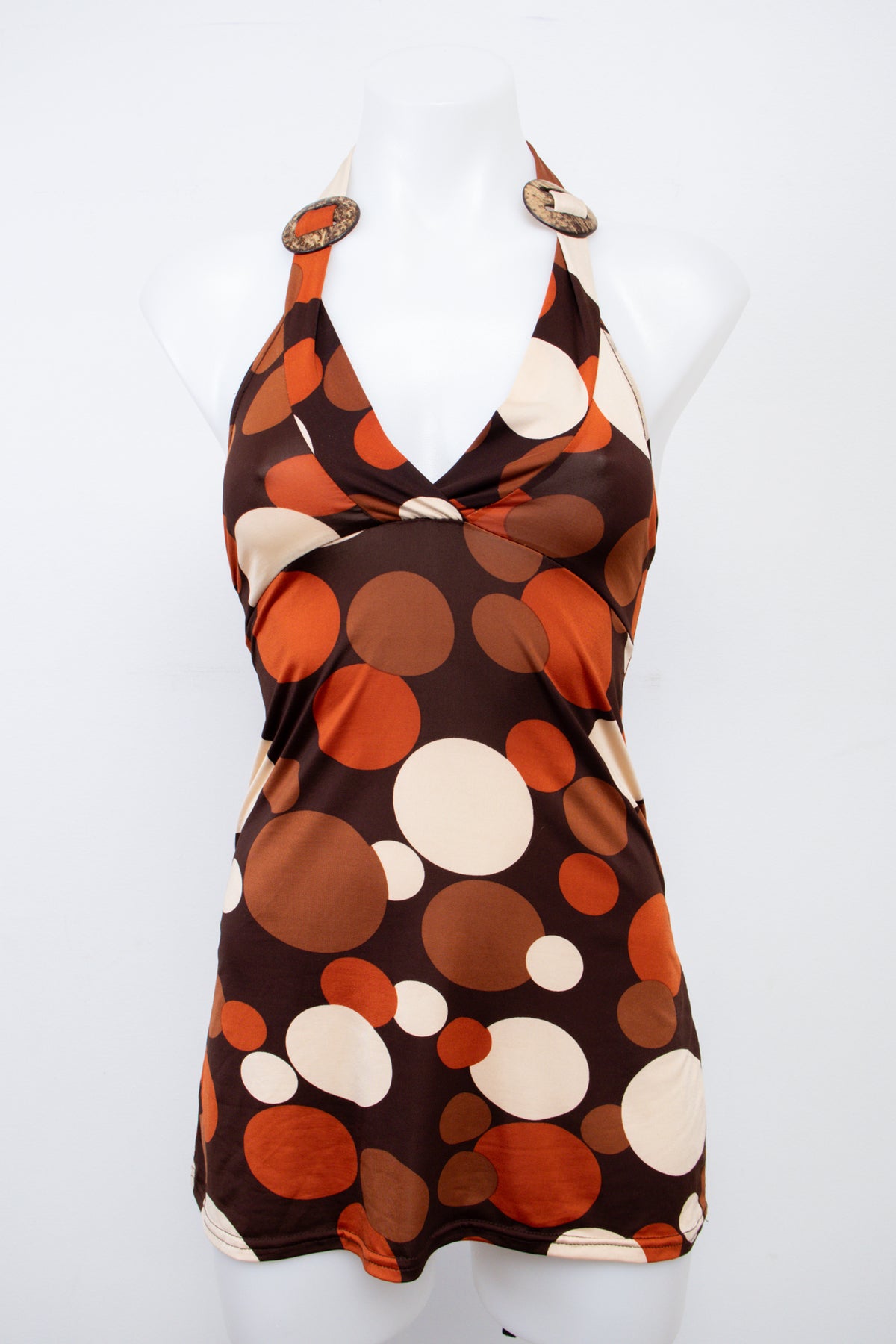 #059 Halter Top Brown | c. 207 | Size 8