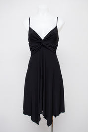 #098 Volume Up Dresses Short Sleeve Black | c. 210 | Size 8