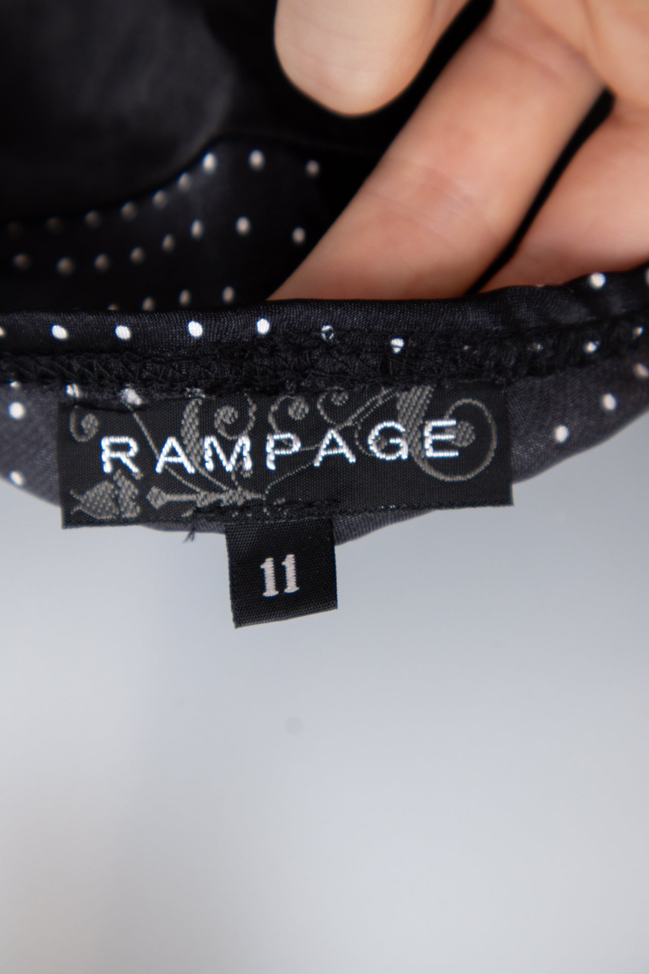 #164 Rampage Skirt Black | c. 195 | Size 10