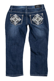#081 Love Indigo Premium Capris Blue | c. 209 | Size 8