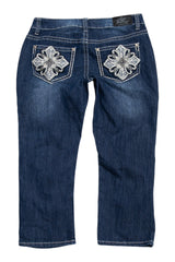 #081 Love Indigo Premium Capris Blue | c. 209 | Size 8