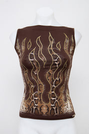 #057 Jus D'orange Tank Brown | c. 210 | Size 8