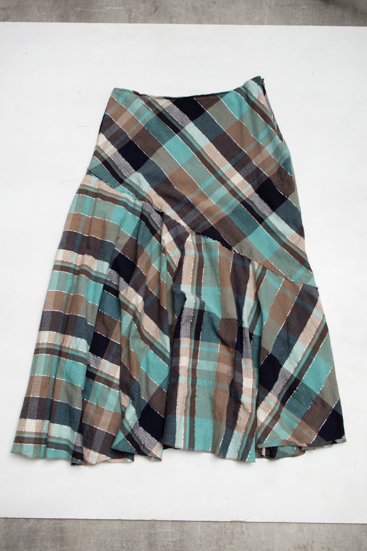 #156 Mix Nouveau Skirt Green | c. 197 | Size 12