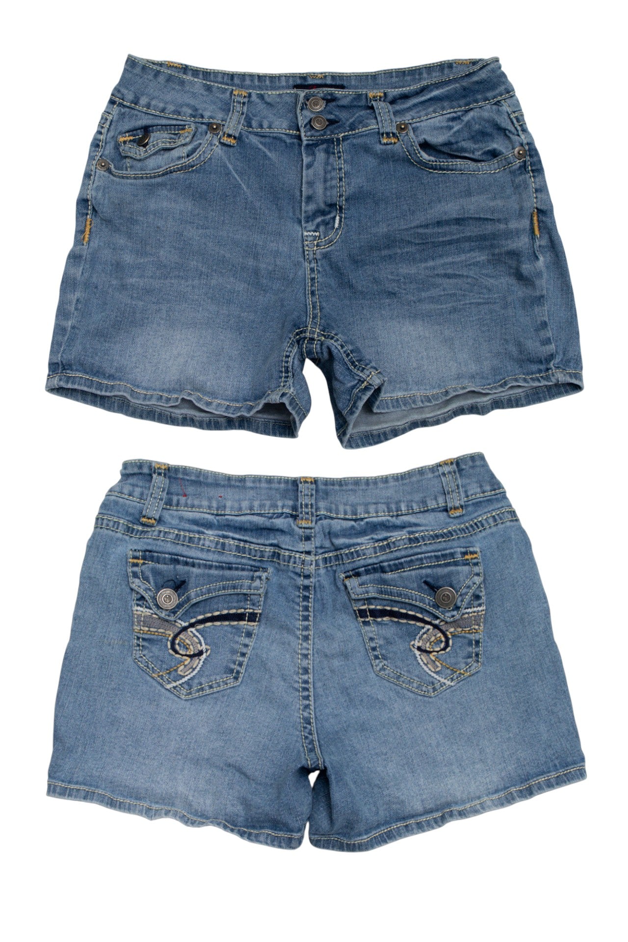 #144 Zd Jeans Denim Shorts Blue | c. 173 | Size 8
