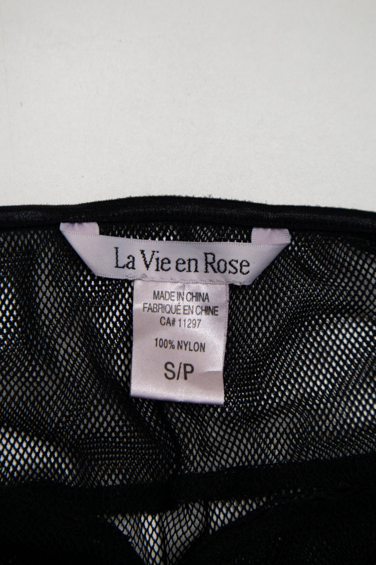 #143 La Vie En Rose Babydoll Camisole / Lingerie Top Black | c. 173 | Size 8