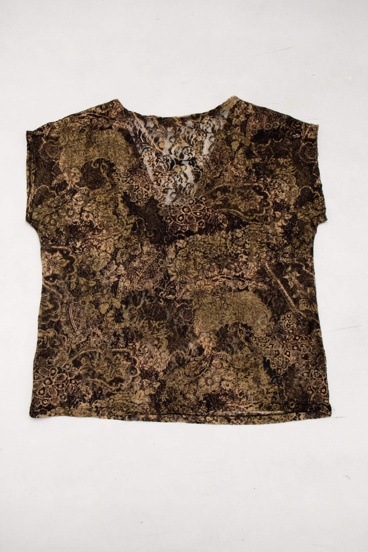 #207 Kenneth Jay Lane Blouse Brown | c. 173 | Size 12