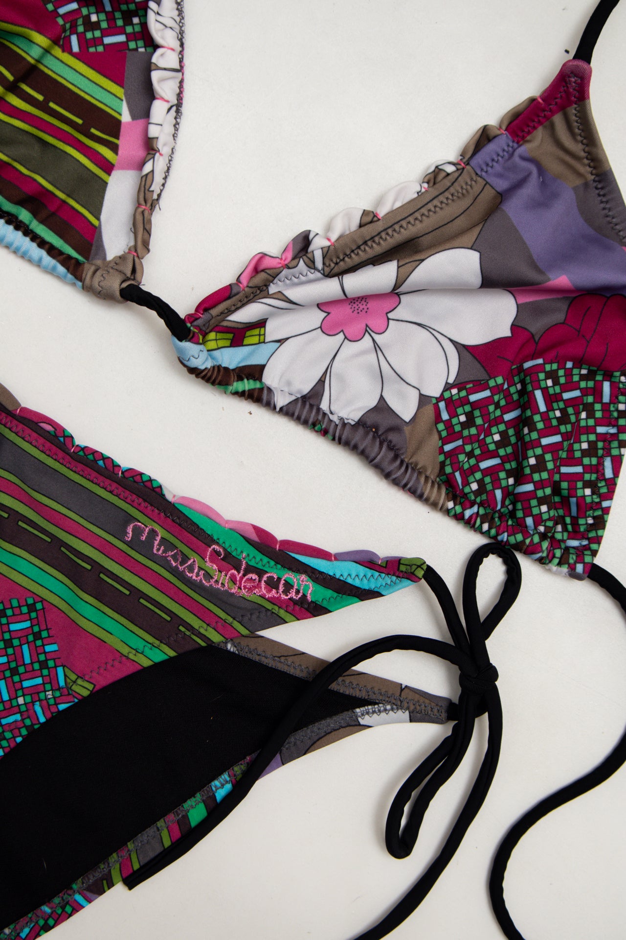 #220 Miss Sidecar Bikini Set Green | c. 173 | Size 12