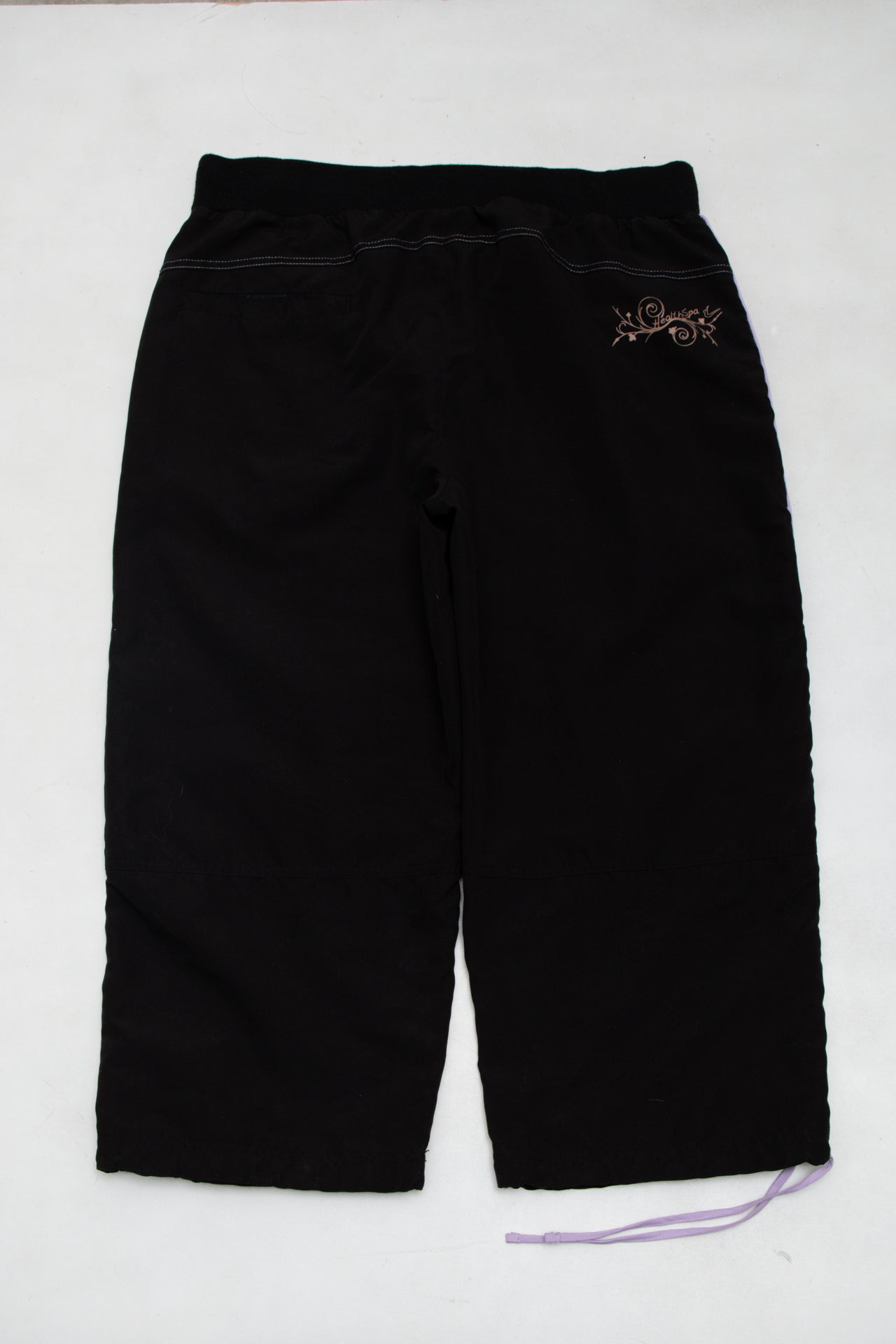 #96 Cropped Track Pants Black | c. 173 | Size 10