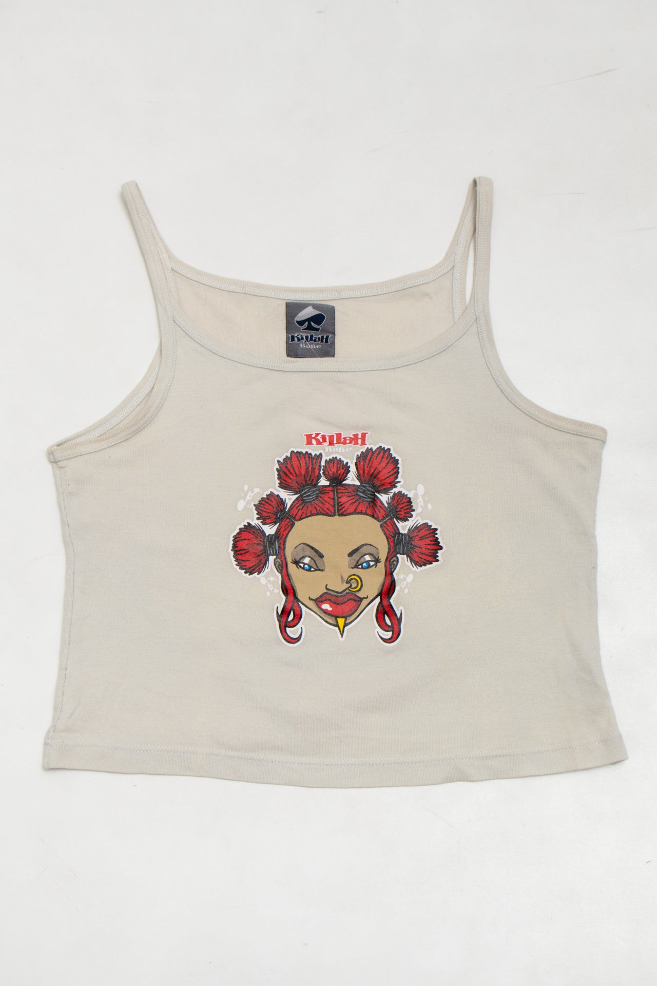 #133 Killah Babe Camisole Crop Top Beige | c. 173 | Size 14