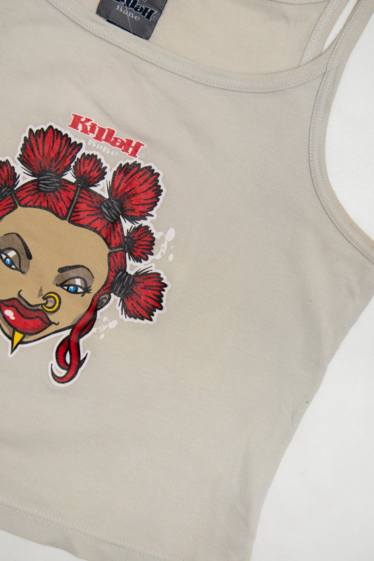 #133 Killah Babe Camisole Crop Top Beige | c. 173 | Size 14