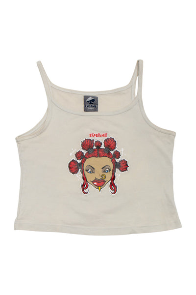 #133 Killah Babe Camisole Crop Top Beige | c. 173 | Size 14