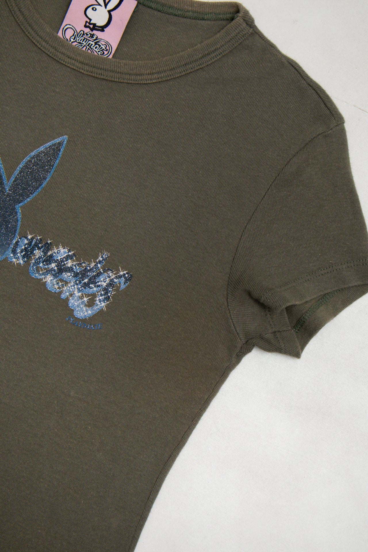 #131 Playboy Playmate T-shirt Green | c. 173 | Size 8