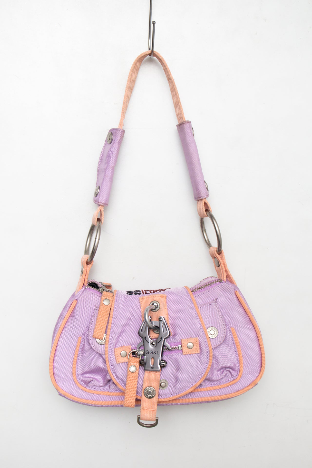 #219 George Gina &amp; Lucy Purple Utility 'MINI-CHICA-GO' Bag | c. 175 | Size
