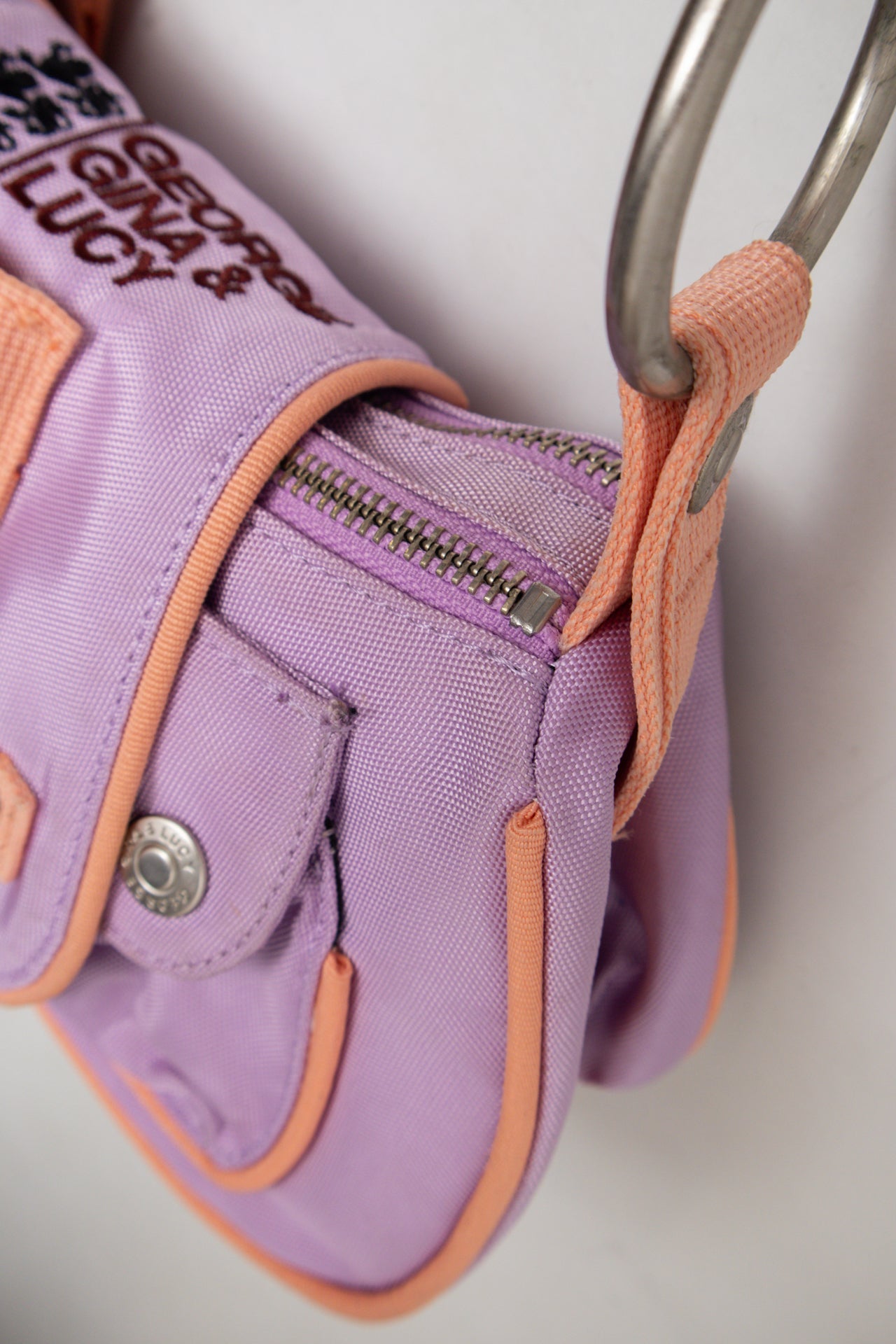 #219 George Gina &amp; Lucy Purple Utility 'MINI-CHICA-GO' Bag | c. 175 | Size