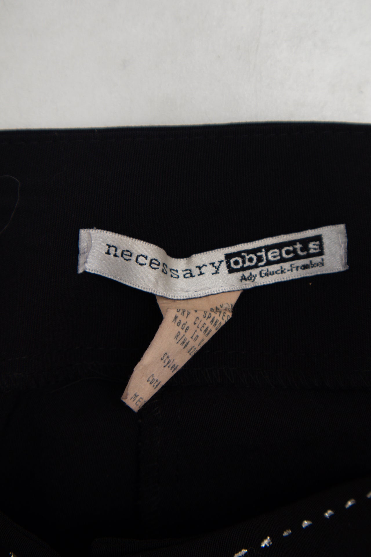 #294 Necessary Objects Pants Black | c. 175 | Size 10
