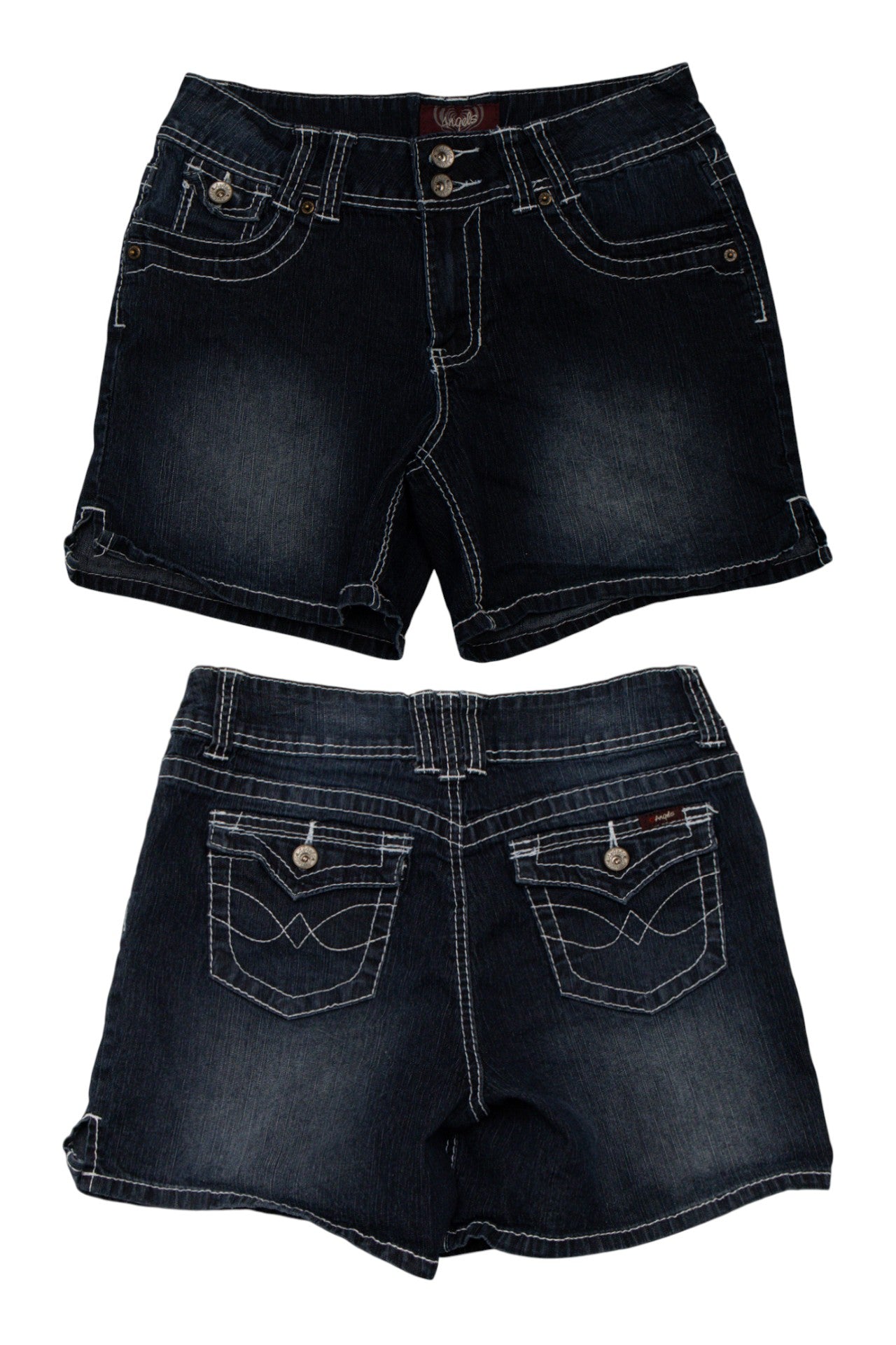 #147 4 Angels Denim Shorts Dark Wash Blue | c. 174 | Size 12