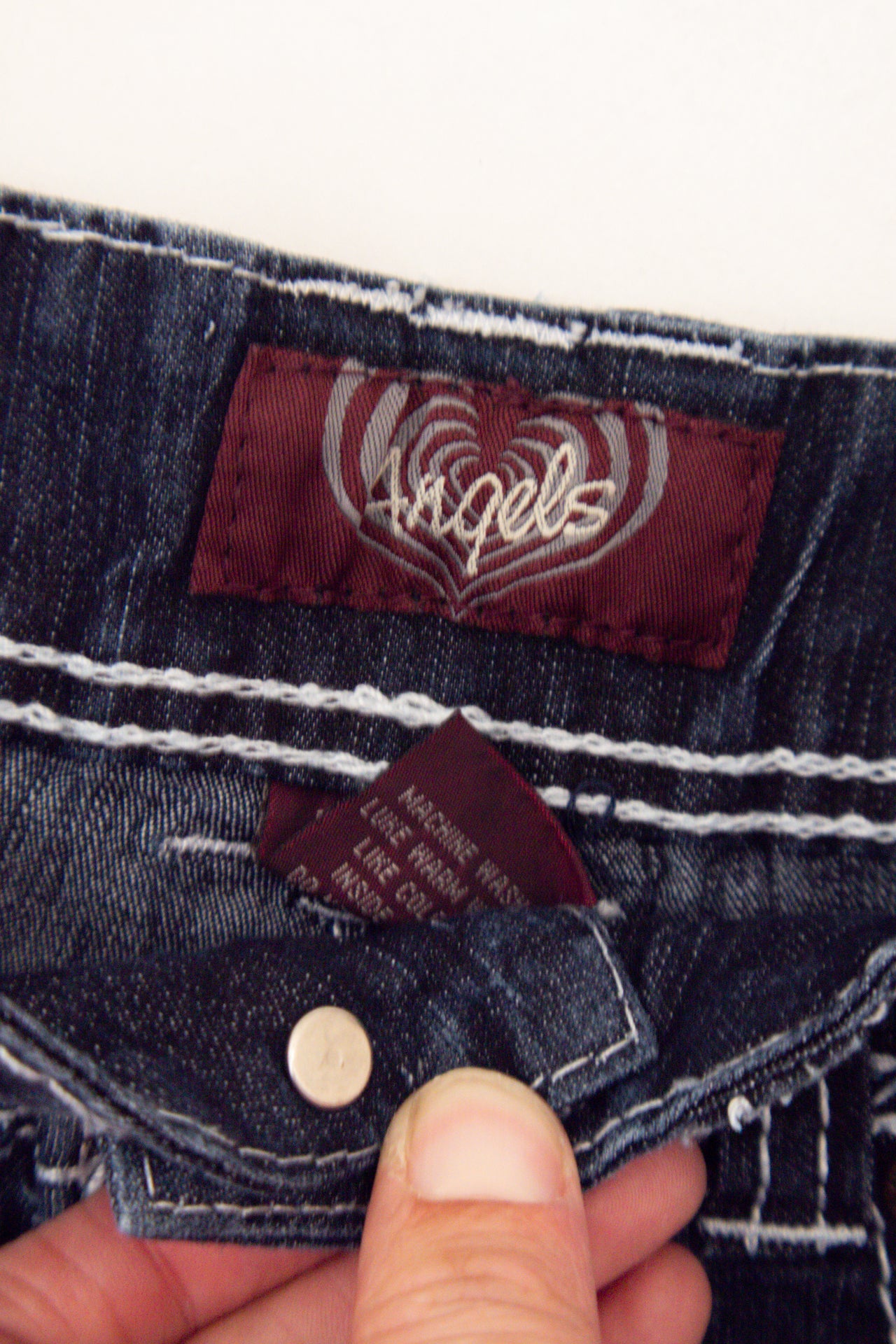 #147 4 Angels Denim Shorts Dark Wash Blue | c. 174 | Size 12