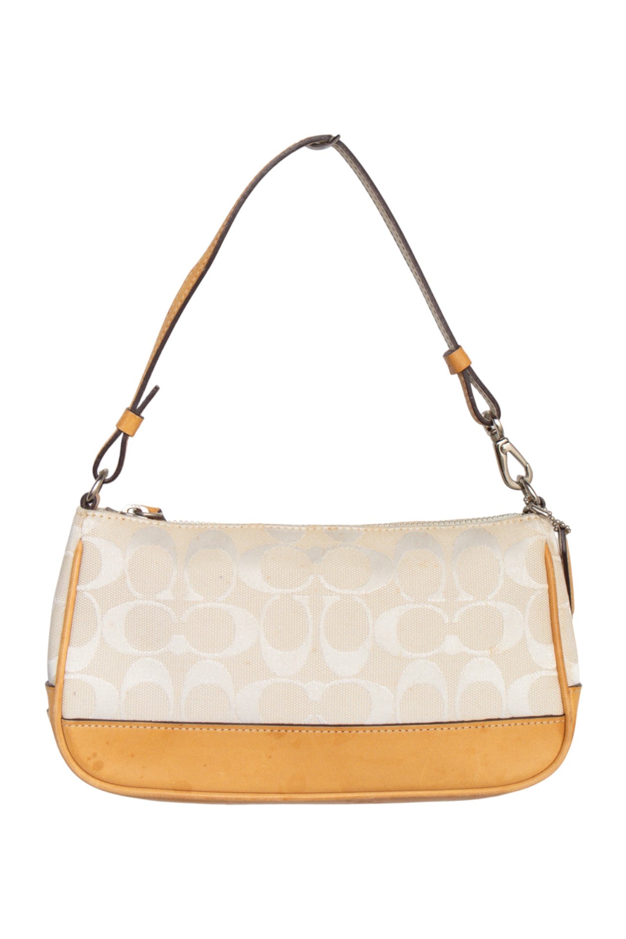 #182 Coach White Monogram Demi Bag | c. 176