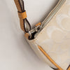 #182 Coach White Monogram Demi Bag | c. 176