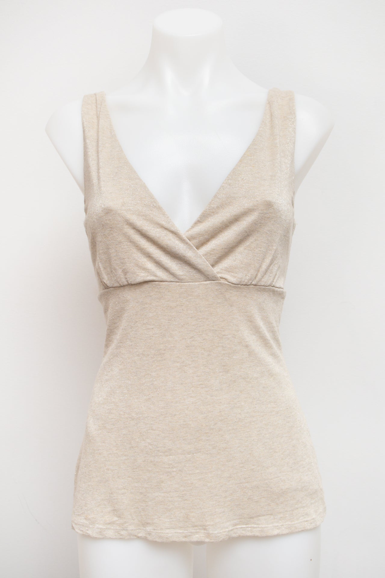 #178 White House Black Market Tank Top Beige | c. 176 | Size 8