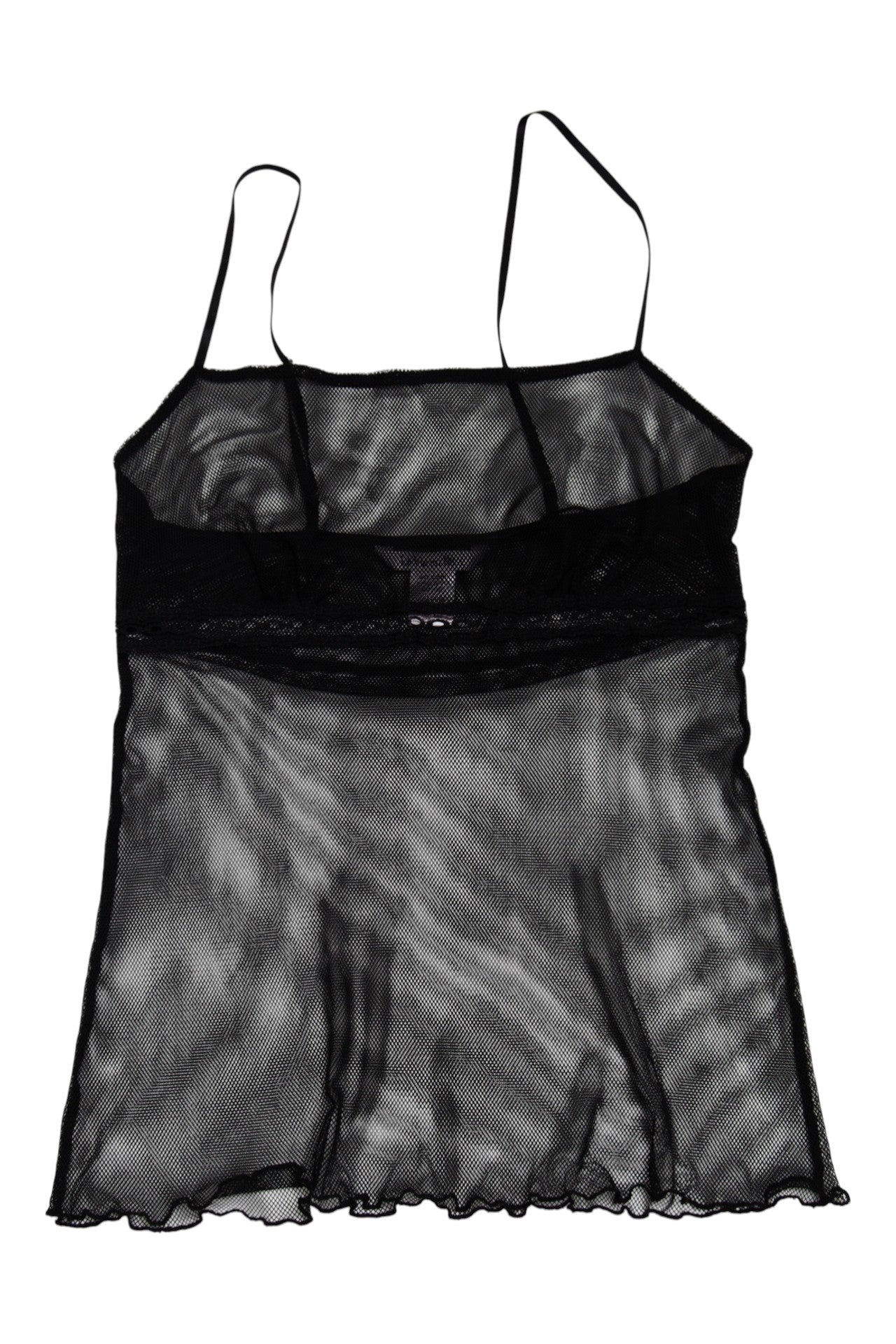 #143 La Vie En Rose Babydoll Camisole / Lingerie Top Black | c. 173 | Size 8