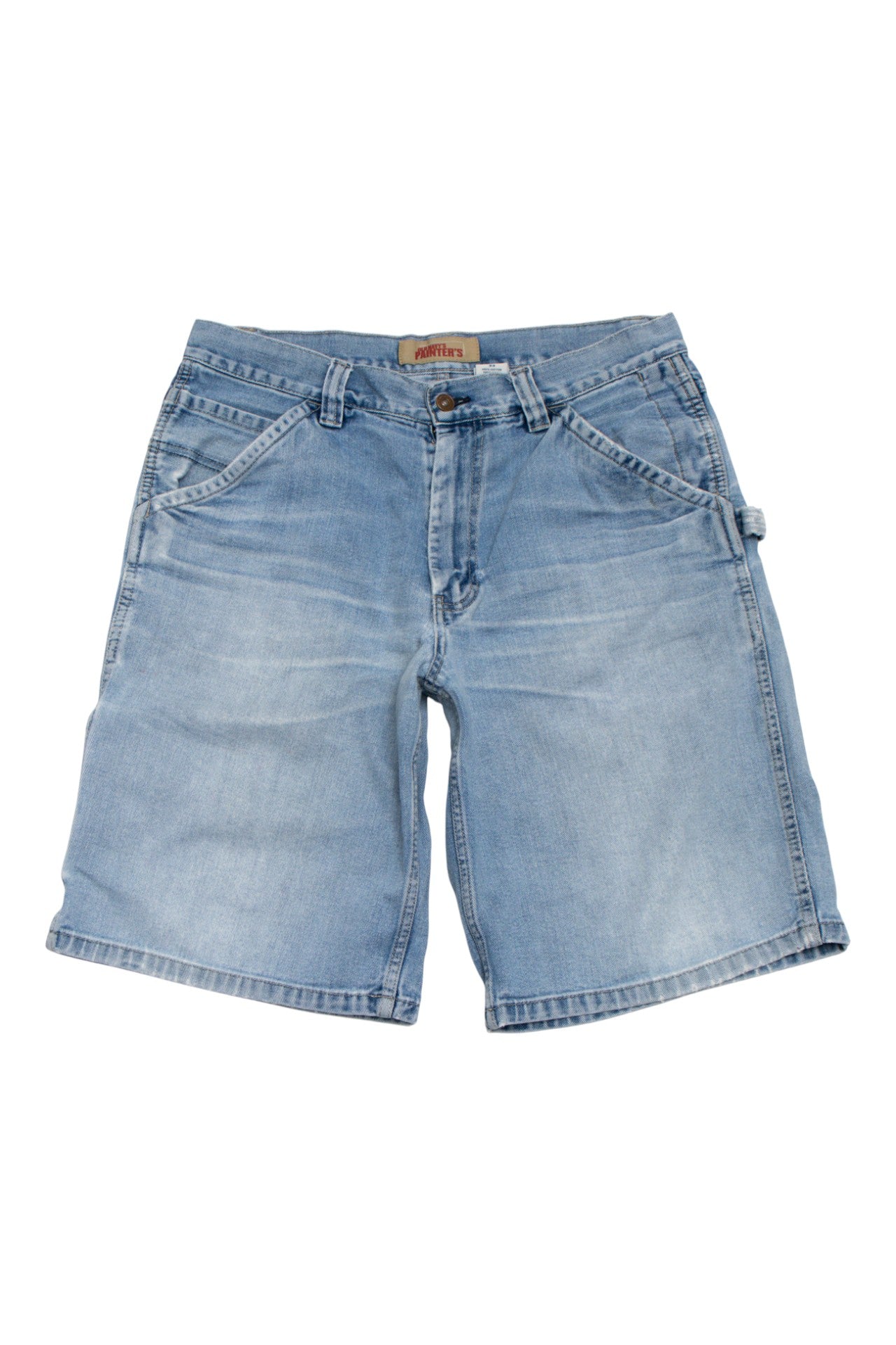 #150 Old Navy Denim Painter Shorts Blue | c. 173 | Size 12 / 34w