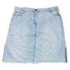 #215 Cotton Ginny Denim Mini Skirt Blue | c. | Size 14
