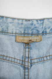 #215 Cotton Ginny Denim Mini Skirt Blue | c. | Size 14