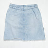 #215 Cotton Ginny Denim Mini Skirt Blue | c. | Size 14