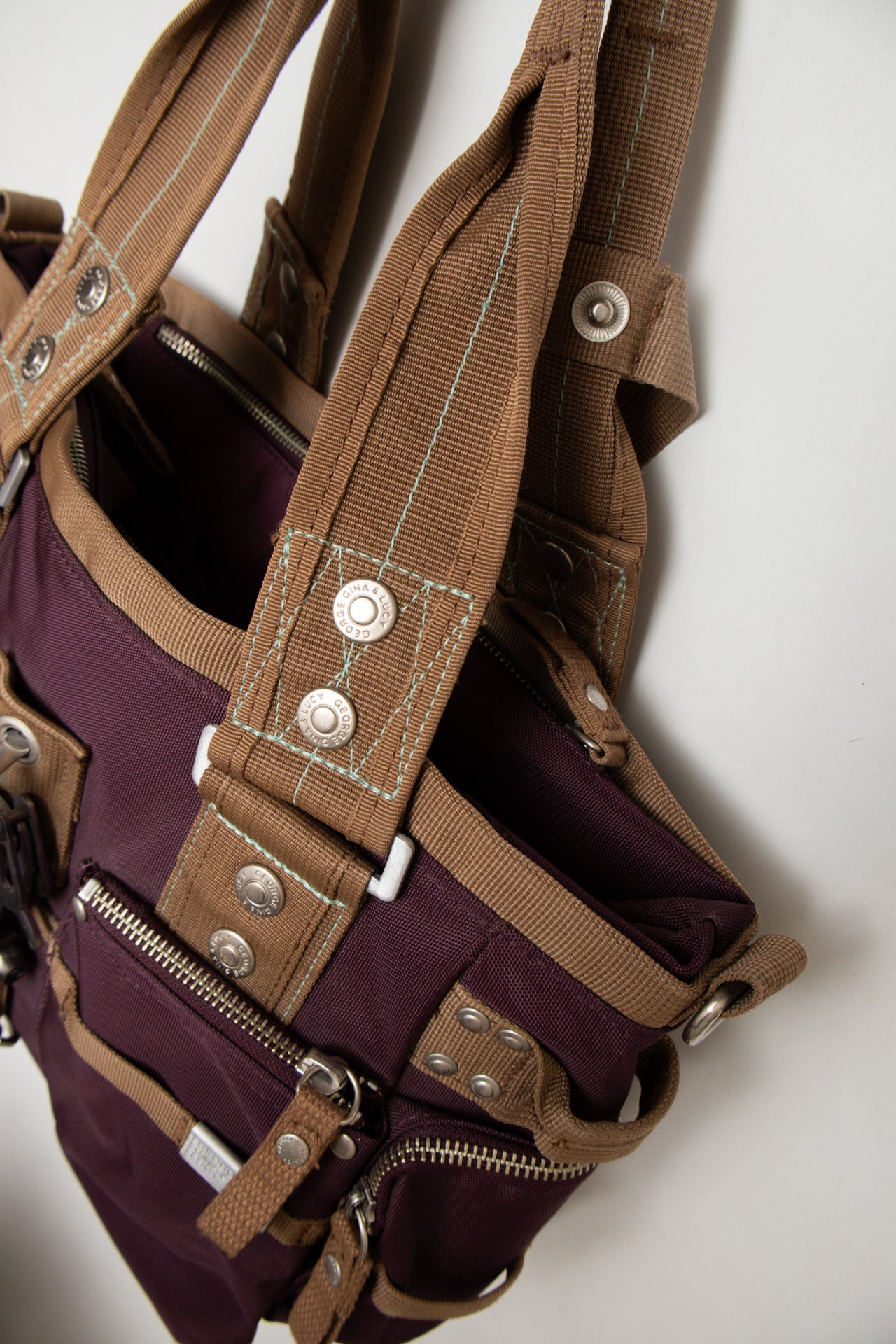 #272 George Gina &amp; Lucy Shoulder Bag Purple | c. 174