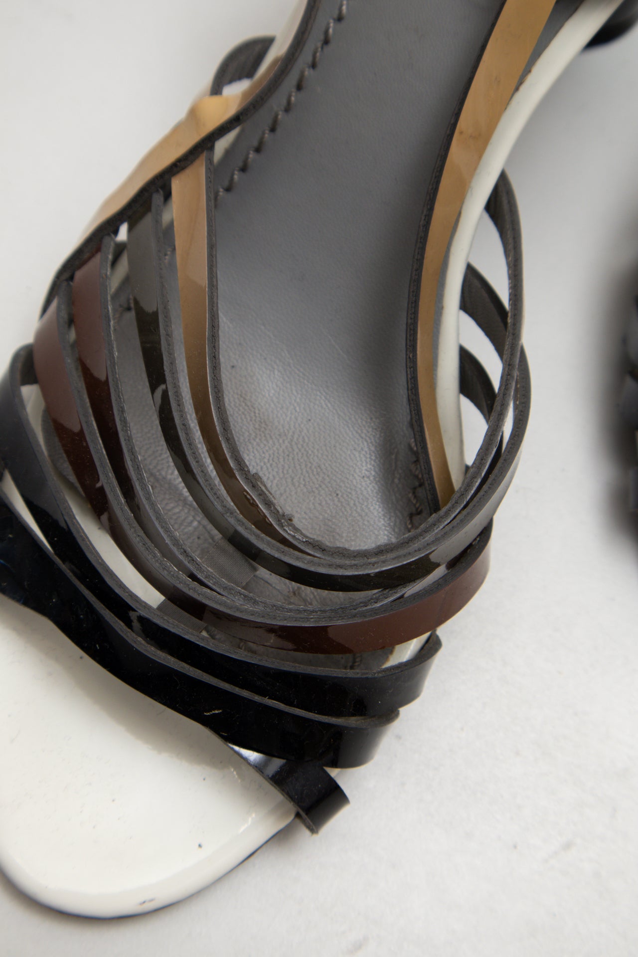 #184 Heeled Sandals Black | c. 173 | Size AU7.5