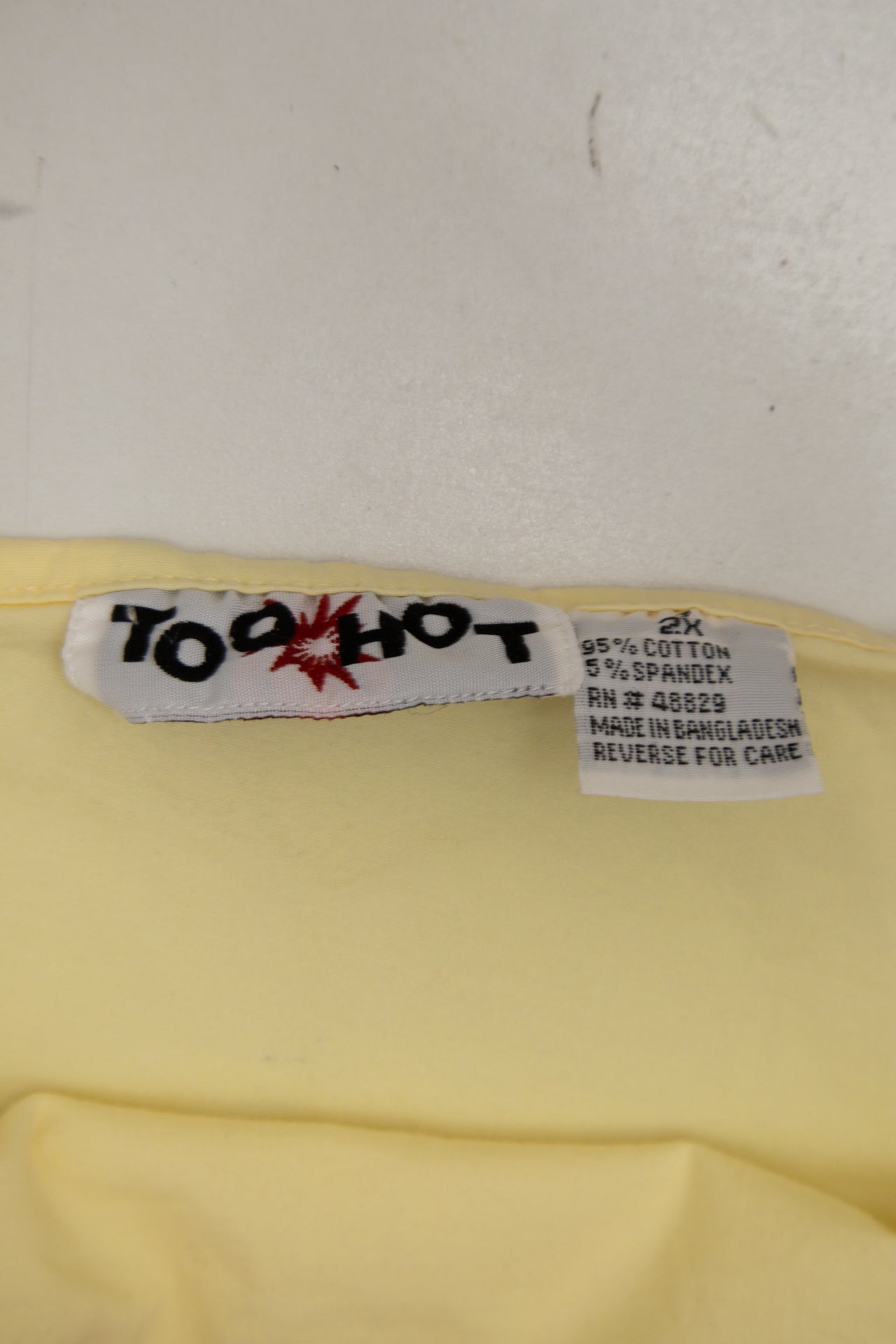 #154 Too Hot Skirt Yellow | c. 173 | Size 12/14