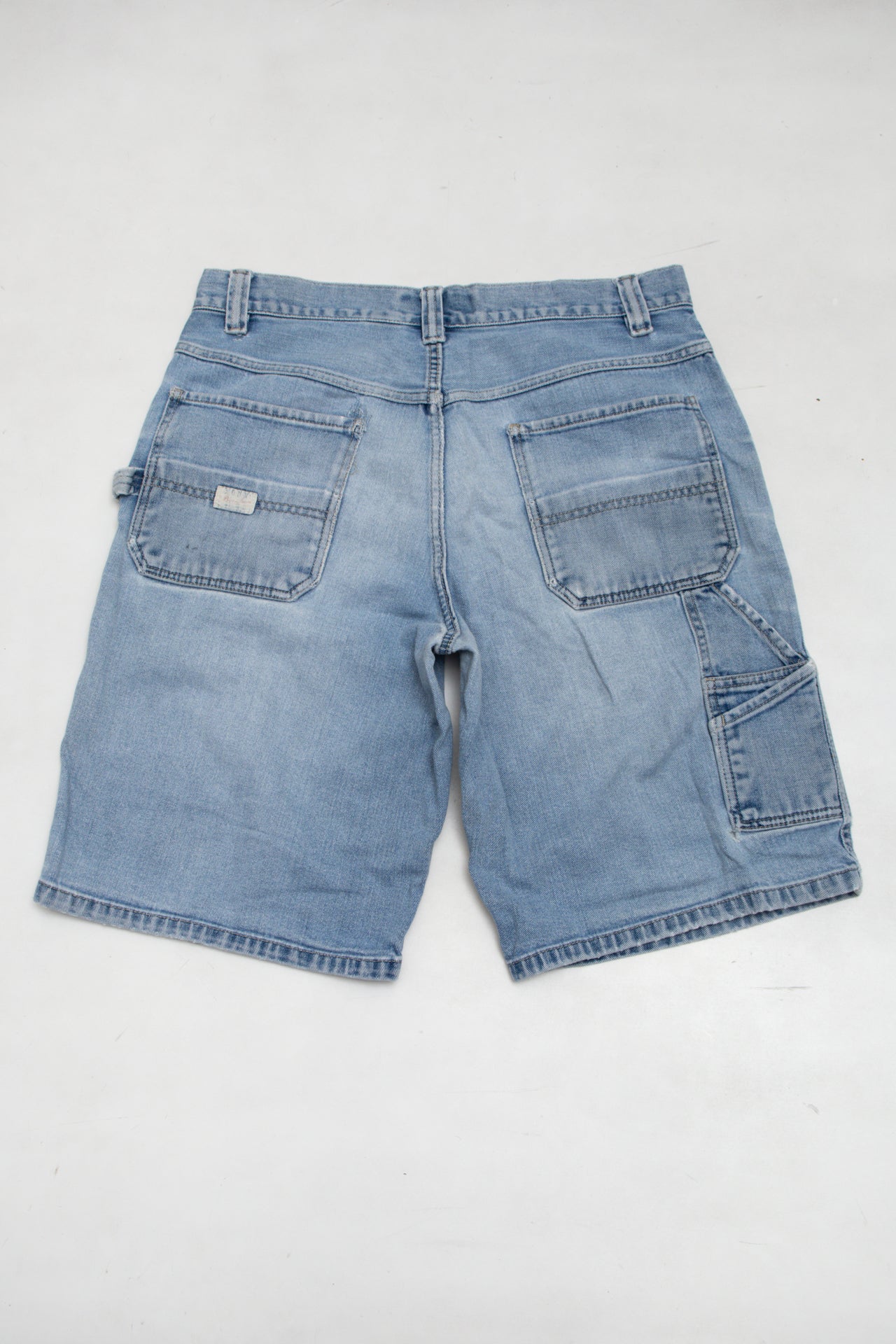 #150 Old Navy Denim Painter Shorts Blue | c. 173 | Size 100% cotton, no stretch