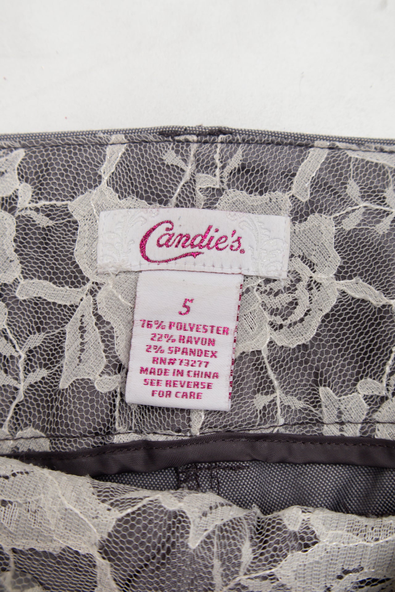 #300 Candie's Pants Gray | c. 175 | Size 8