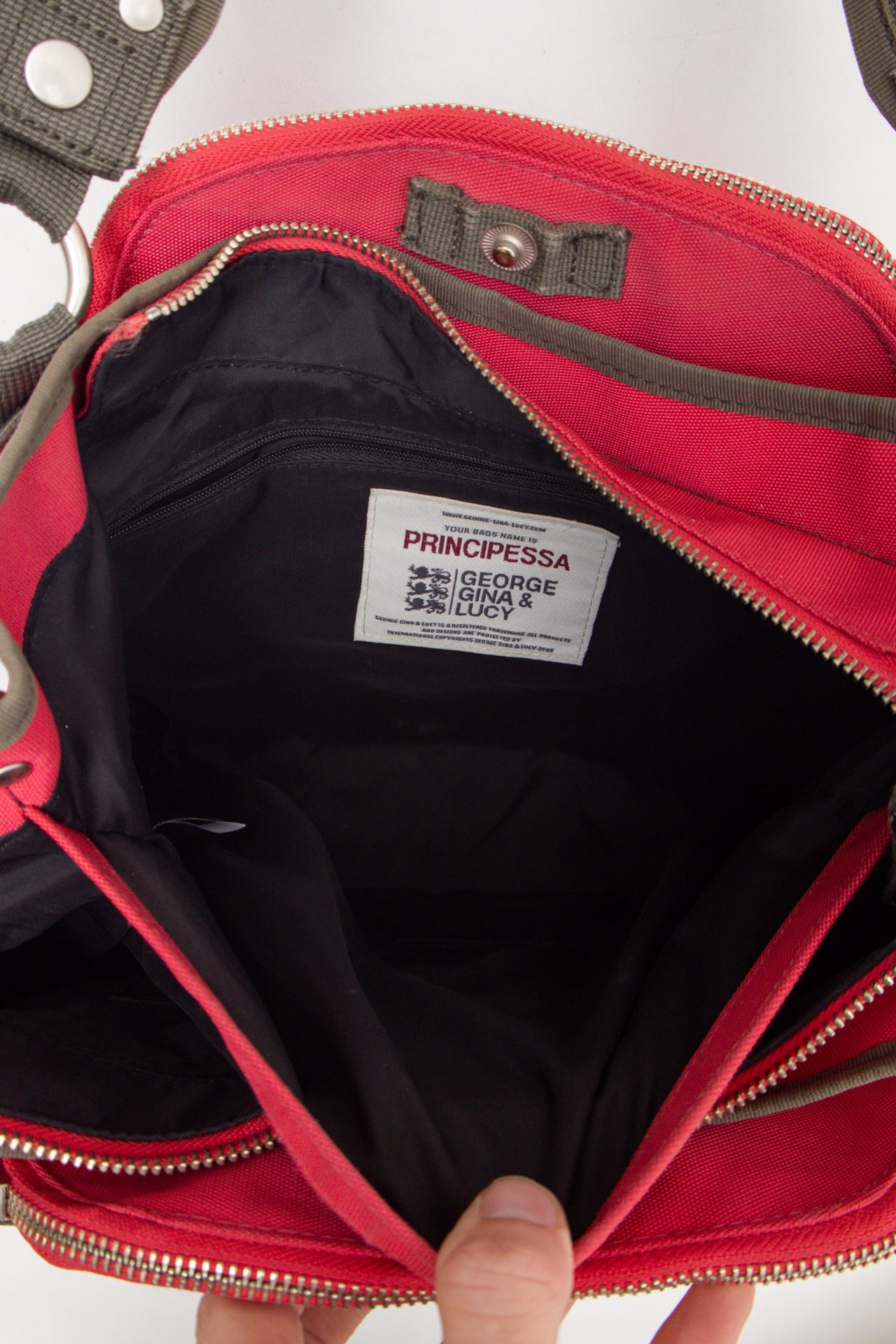 #226 George Gina &amp; Lucy Hot Pink Utility 'PRINCIPESSA' Bag | c. 175