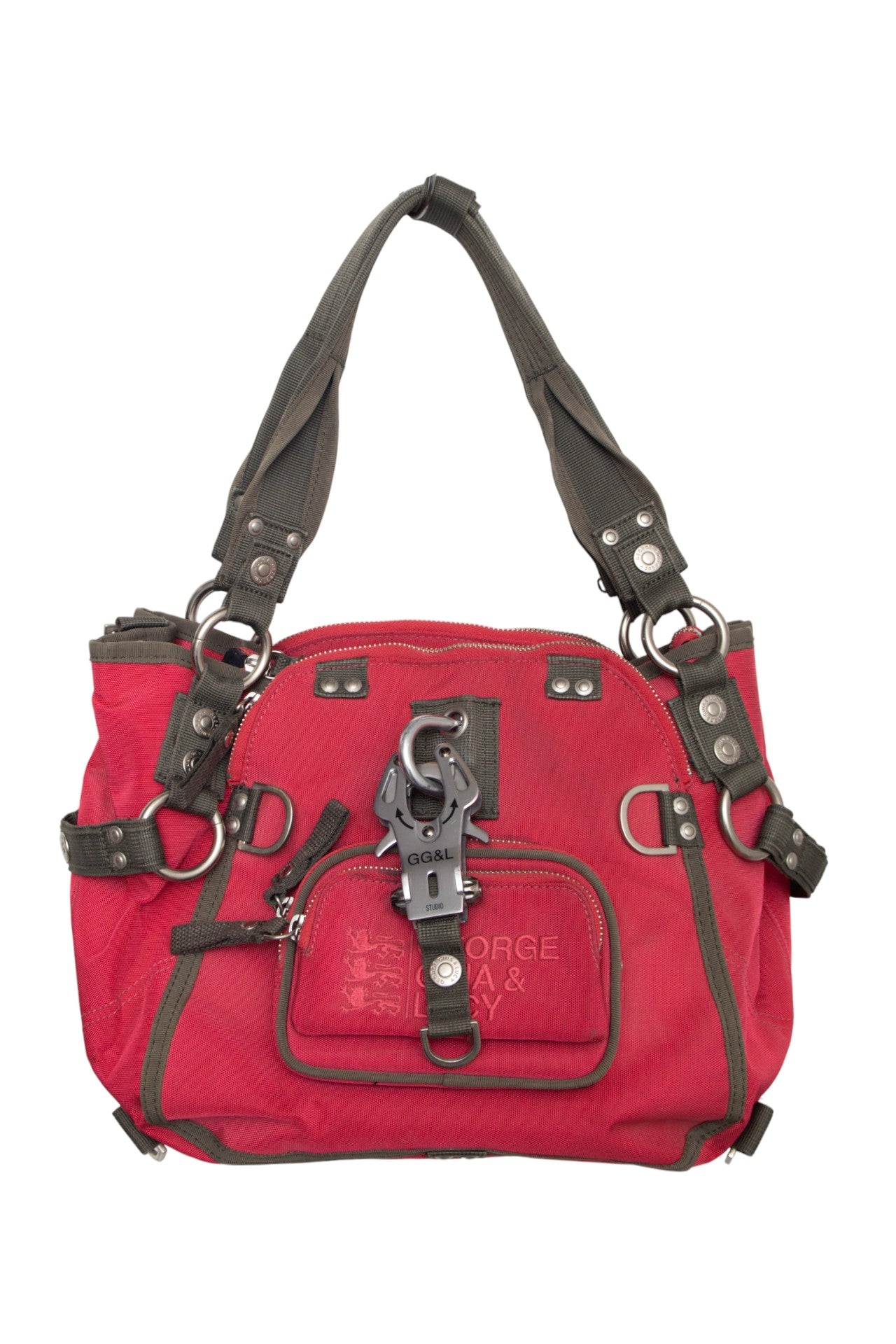 #226 George Gina &amp; Lucy Hot Pink Utility 'PRINCIPESSA' Bag | c. 175