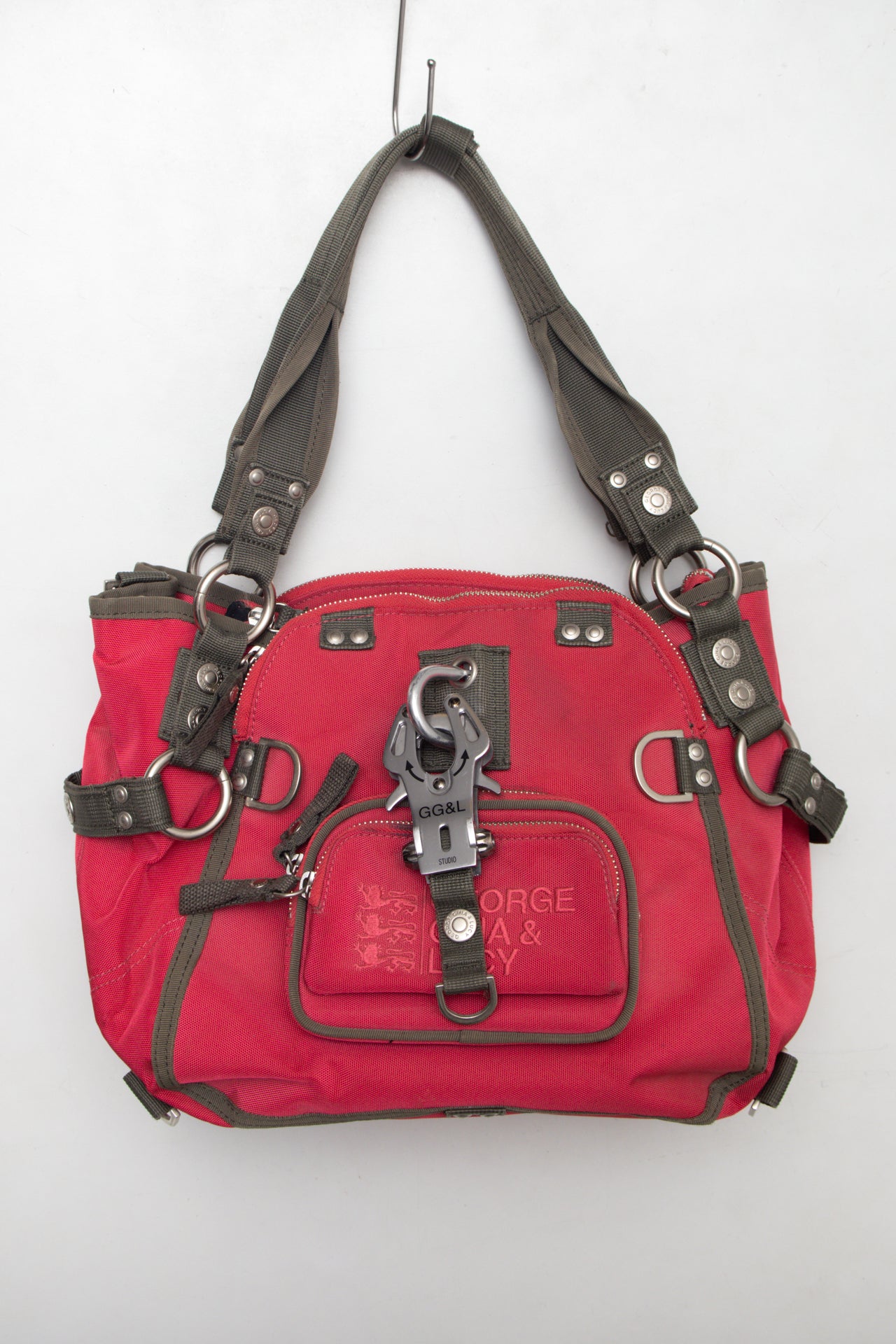 #226 George Gina &amp; Lucy Hot Pink Utility 'PRINCIPESSA' Bag | c. 175